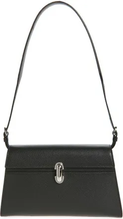 Savette Symmetry Leather Shoulder Bag in Black at Nordstrom