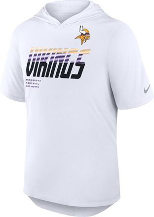 Nike Minnesota Vikings Nike Mens Dri-FIT NFL Hooded T-Shirt in White | 03NB10A9M-W9H