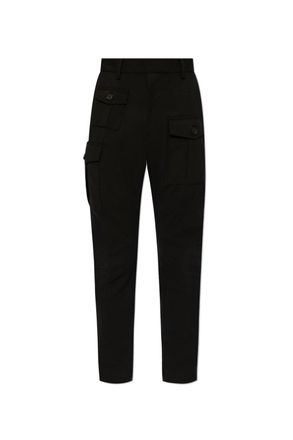 Dsquared2 Mid-rise Tapered Cargo Trousers