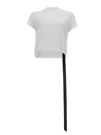 Rick Owens Cropped Small Level T Ribbon T-Shirt