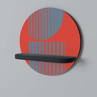 OEM Estante Redondo Negro Rising Geometry Stars