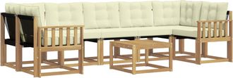 vidaXL Conjunto De Sof&aacute;s De Exterior 8 Uds. Vidaxl
