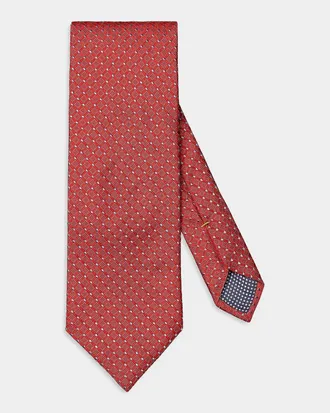 Eton Men & apos;s Geometric Diamond Silk Tie