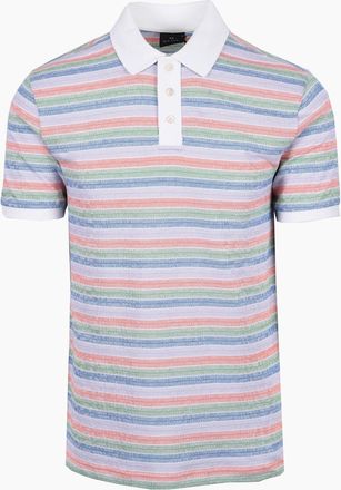 Paul Smith Mens PAUL SMITH REG FIT SS POLO MULTI COLOURED - Size: 40