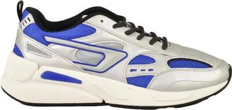 Diesel Grey Textured Rubber Sneakers