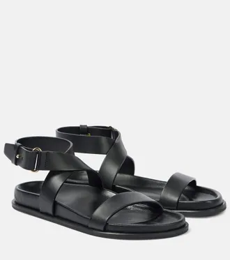 Toteme 35mm Lizard Print Leather Thong Sandals from $520.00
