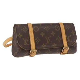 Louis Vuitton Pre-owned Clutches, female, Brown, Size: ONE SIZE Pre-owned Monogram Canvas Waist Bag