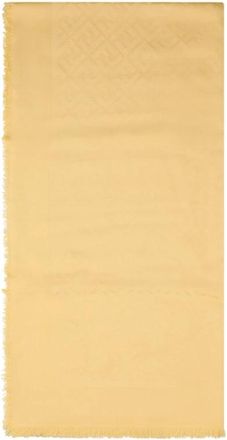 Fendi Silky Scarves, female, Yellow, Size: ONE SIZE FF Shawl