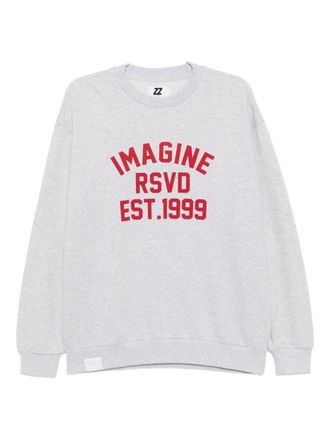 Izzue printed sweatshirt - men - Cotton - S - Grey