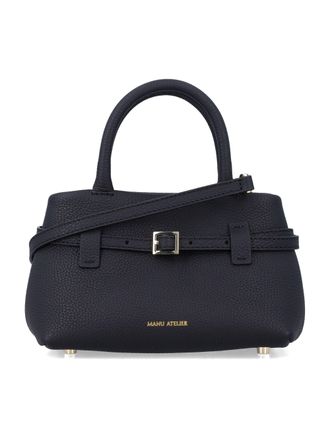 Manu Atelier Le Cambon 20 Structured Pebbled Handbag