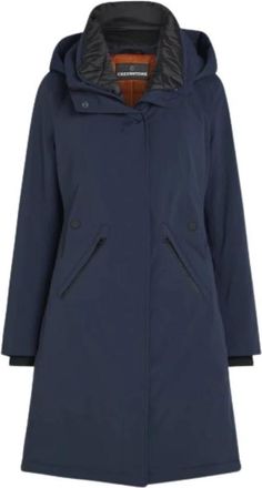 Creenstone Evanna Parka - Dames - Parka Jassen - Blauw - XS - Leer - Jassen