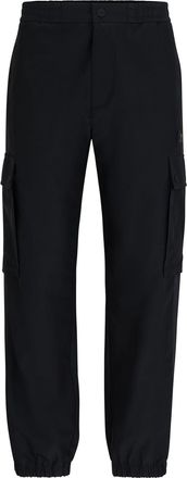 HUGO BOSS Hugo Mens Ginto242 Solid Patterned Cargo Pants in Black - Size X-Large