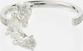 Repossi Serti sur Vide 18kt white gold ring with diamonds