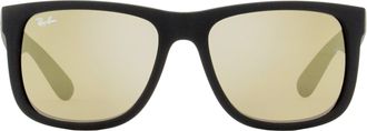 Ray-Ban RB4165 Nylon Square-Frame Sunglasses - Black