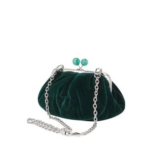 Max Mara Pasticcino Bag - Dames - Tassen - Groen - Maat: ONE Size Katoen