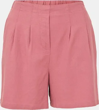Vero Moda Womens Jesmilo Solid Bermuda Shorts - Pink - Size: 10