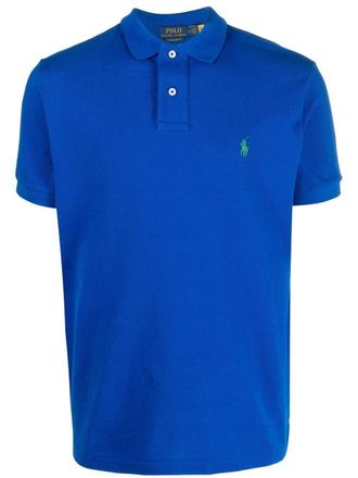 Polo Ralph Lauren classic polo shirt - men - Cotton - M - Blue