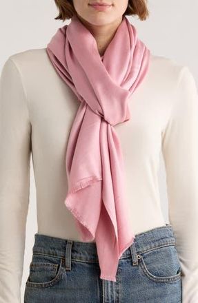Vince Camuto Oversized Satin Pashmina Wrap in Winsome Orchid at Nordstrom Rack
