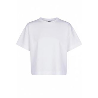 Alpha Studio T-Shirts, female, White, Size: XS Stretch Jersey T-Shirt