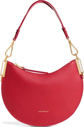 Coccinelle Borsa a spalla con logo - Rosso