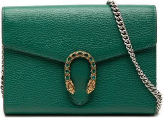 Gucci Tweedehands Leren Dionysus Wallet On Chain