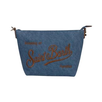 MC2 Saint Barth Clutches, female, Blue, Size: ONE SIZE Aline Pochette Bag
