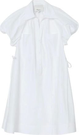 3.1 Phillip Lim Abito midi in popeline - Bianco