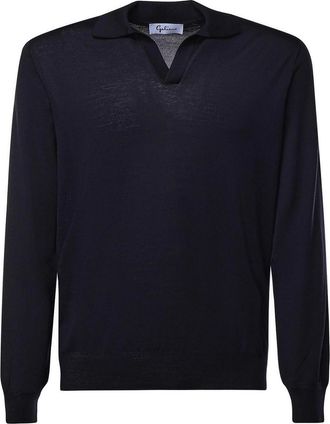 Giuliano Galiano Wool Polo Sweater
