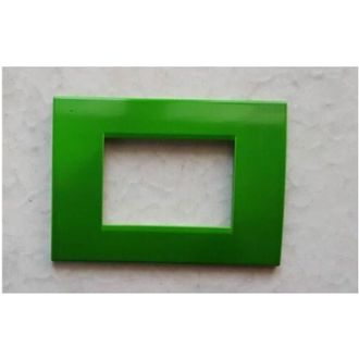 Trade Shop Trade Shop - Placca Placche Placchete Compatibili Living Light In Abs 3 4 7 Posti Colorate - Verde Claro