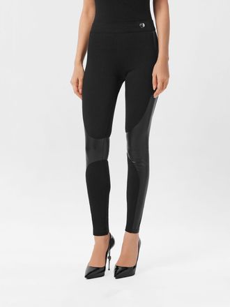 Philipp Plein Leggings skinny fit in jersey a vita alta