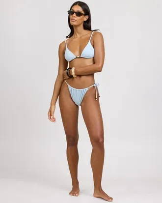 Onia Jolie Bikini Top in Baby Blue at Nordstrom, Size X-Small