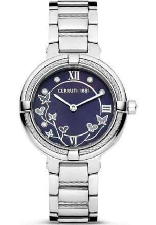 Cerruti Womens CIWLG0008304 Ladies Gardena Watch - Silver - One Size