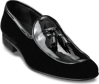 Paul Fredrick Vincent Tassel Loafer in Black at Nordstrom, Size 13