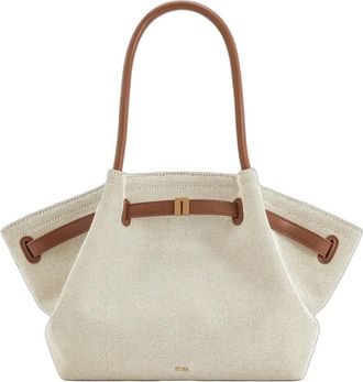 JW PEI Hana Large Tote Bag - Dames - Tassen - Bruin - Maat: ONE Size Zijde