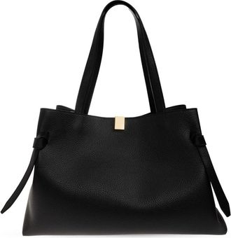 Yuzefi Gyoza Tote - Dames - Shoppers - Zwart - ONE Size - Leer - Tassen