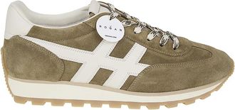 Hogan 86er Su&egrave;de Sneakers - Heren - Sneakers - Groen - 43 EU - Su&egrave;de - Schoenen