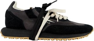 Ghoud Glitter Su&egrave;de Sneakers met Zachte Zool - Dames - Sneakers - Zwart - 37 EU - Su&egrave;de - Schoenen