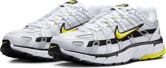 Nike Womens Nike P-6000 FD9876-102 Sneakers White Opti Yellow Running Shoes