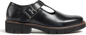 Pod Womens Kayla Senior Girls School Shoes - Black - Size UK 5.5