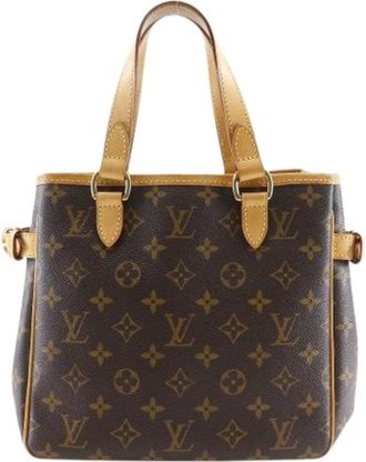 Louis Vuitton Pre-owned Handbags, female, Brown, Size: ONE SIZE Pre-owned Canvas Handbag