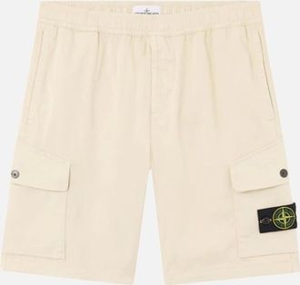 Stone Island Mens Stone Island Cargo Shorts - Sand - Brown - Size: 32/32
