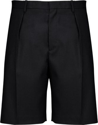 Dior Tailored Shorts - Heren - Korte Broeken - Zwart - S - Wol - Korte Broeken