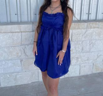 Bibi Fairy Tulle Dress In Blue