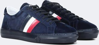 Moncler New Monaco suede sneakers