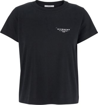 Givenchy Black Cotton T-shirt