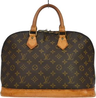 Louis Vuitton Alma Monogram Canvas Brown Canvas Handbag (Pre-Owned)