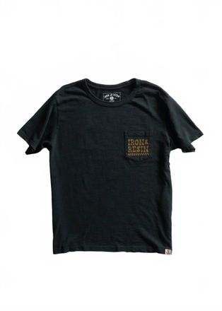 Iron And Resin Mens Western Supply Co Pocket Tee In Dark Slate