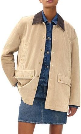 Rag & Bone Cassidy Suede Jacket in Tan at Nordstrom Rack, Size Large