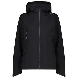 F.lli Campagnolo 2 Layer Jacket Fix Hood Regenjacke f&uuml;r Damen | schwarz