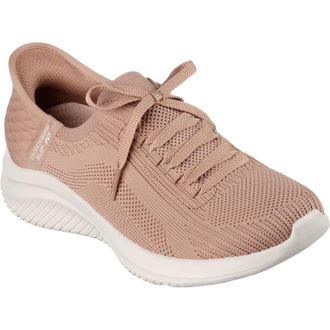 Skechers Womens Ultra Flex 3.0 Brilliant Path Shoes - Tan - Size UK 4